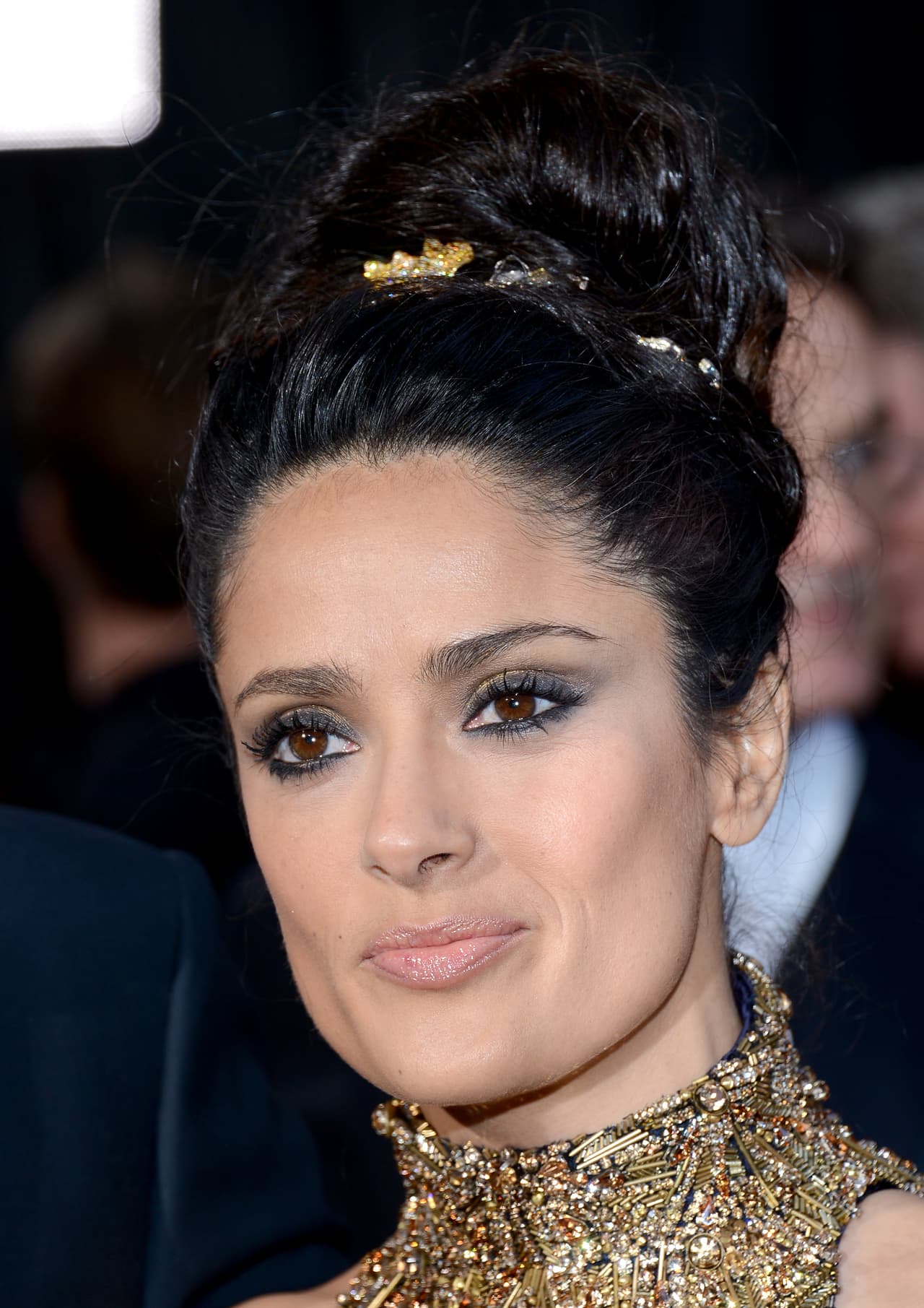 Actress Salma Hayek attends the 87th Annual Academy Awards at Hollywood & Highland Center