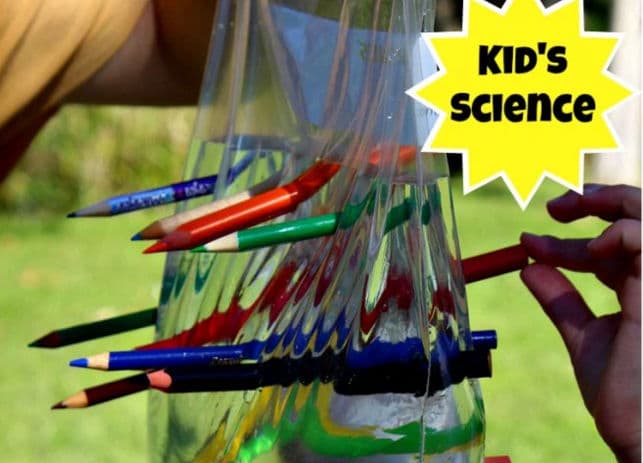 This one couldn’t be any simpler. You already have everything you need in your house. Grab a plastic bag and some sharp pencils to prove to your kids that this is no optical illusion. You can pierce that bag full of water without any leaks, and so can they. For instructions visit http://pagingfunmums.com/2014/05/25/leak-proof-bag-kids-science-experiment/