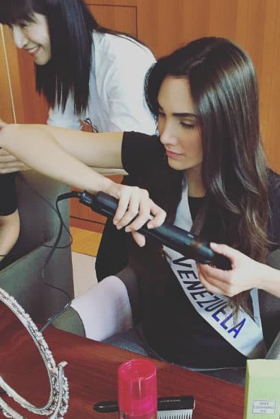 Desde el primer día estuvo compartiendo con sus seguidores cada una de las actividades que realizó.