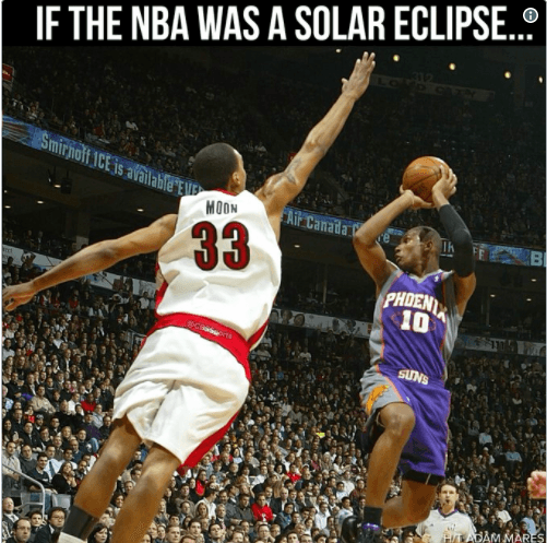 Otra explicación sencilla de lo que iba a ocurrir durante el eclipse.