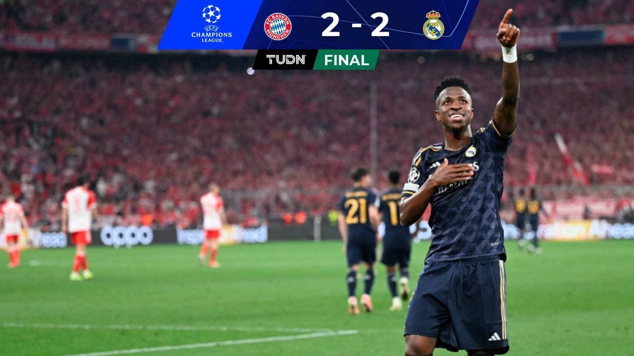 Todo para la vuelta... Real Madrid rescata empate ante Bayern Munich