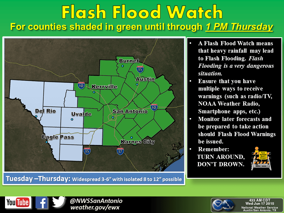 Vigente alerta de inundación tras paso de Bill