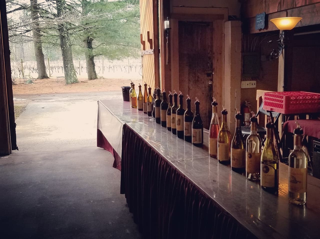 Entre las bodegas participantes se encuentran Amalthea Cellars, Auburn Road Vineyards, Bellview Winery, DiMatteo Vineyards, Salem Oak Vineyards, Terhune Orchards, Tomasello Winery, Villa Milagro Vineyards en Pohatcong y White Horse Winery.