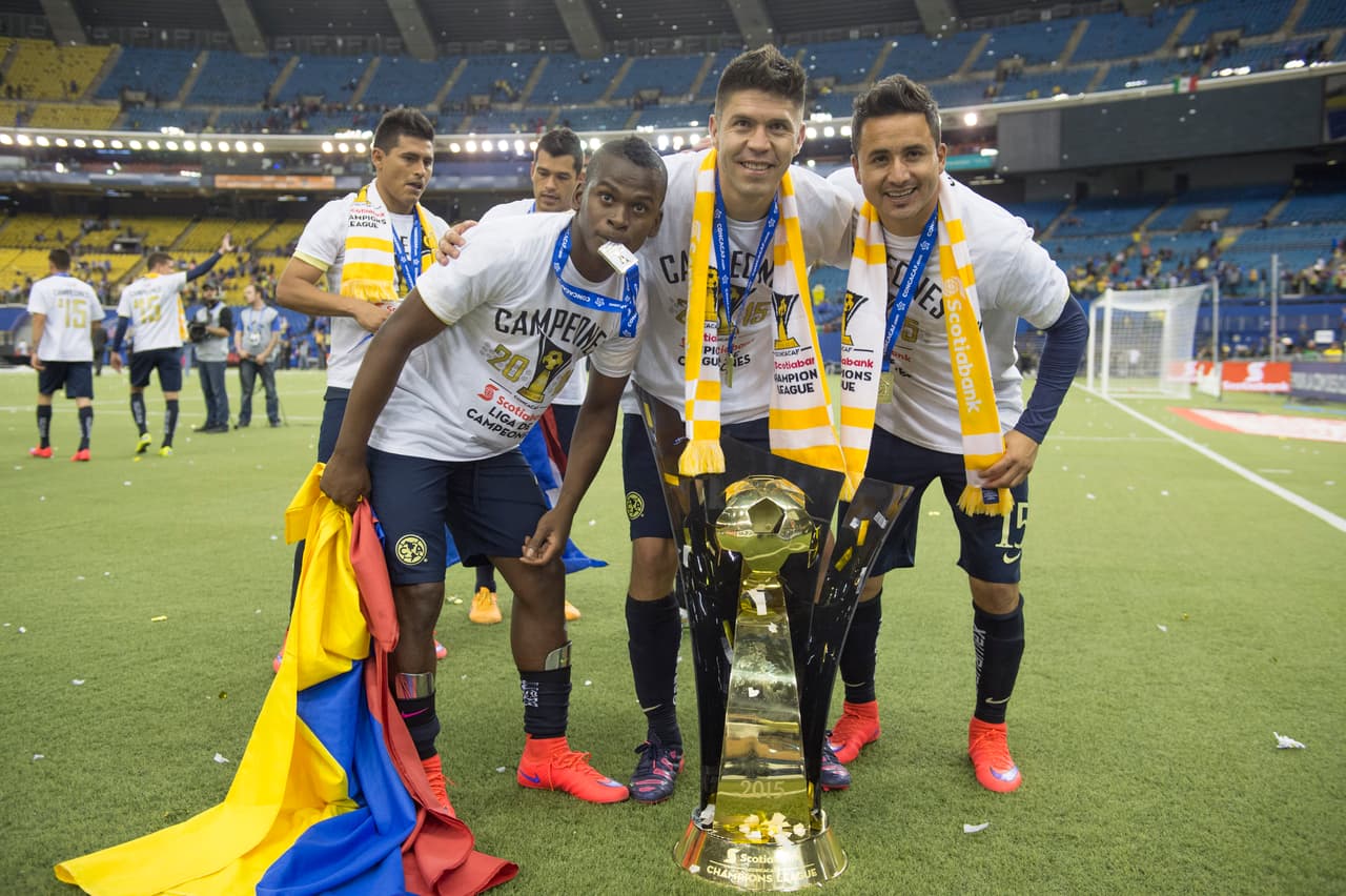 Aún así, Quintero tuvo la oportunidad de celebrar con su compañero y amigo Oribe Peralta en América.