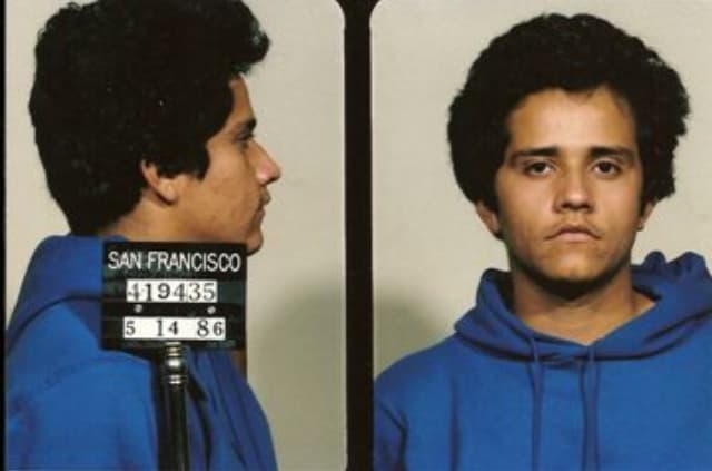 Esta fotografía de 'El Mencho' hace parte de la evidencia de la DEA: cuando fue arrestado en 1986 en San Francisco, California, por delitos relacionados con drogas.
