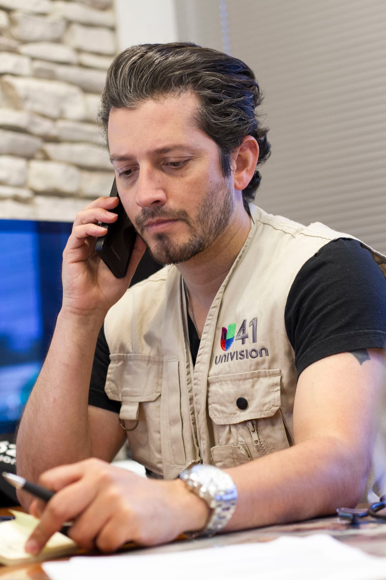 David Ríos captó lo que pasa detrás de bambalinas en Univision Austin.