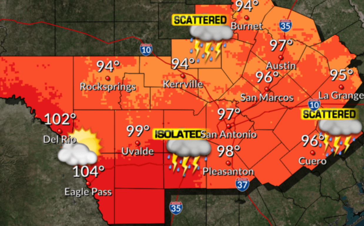 Siguen las temperaturas altas con un índice de calor de 107 grados
