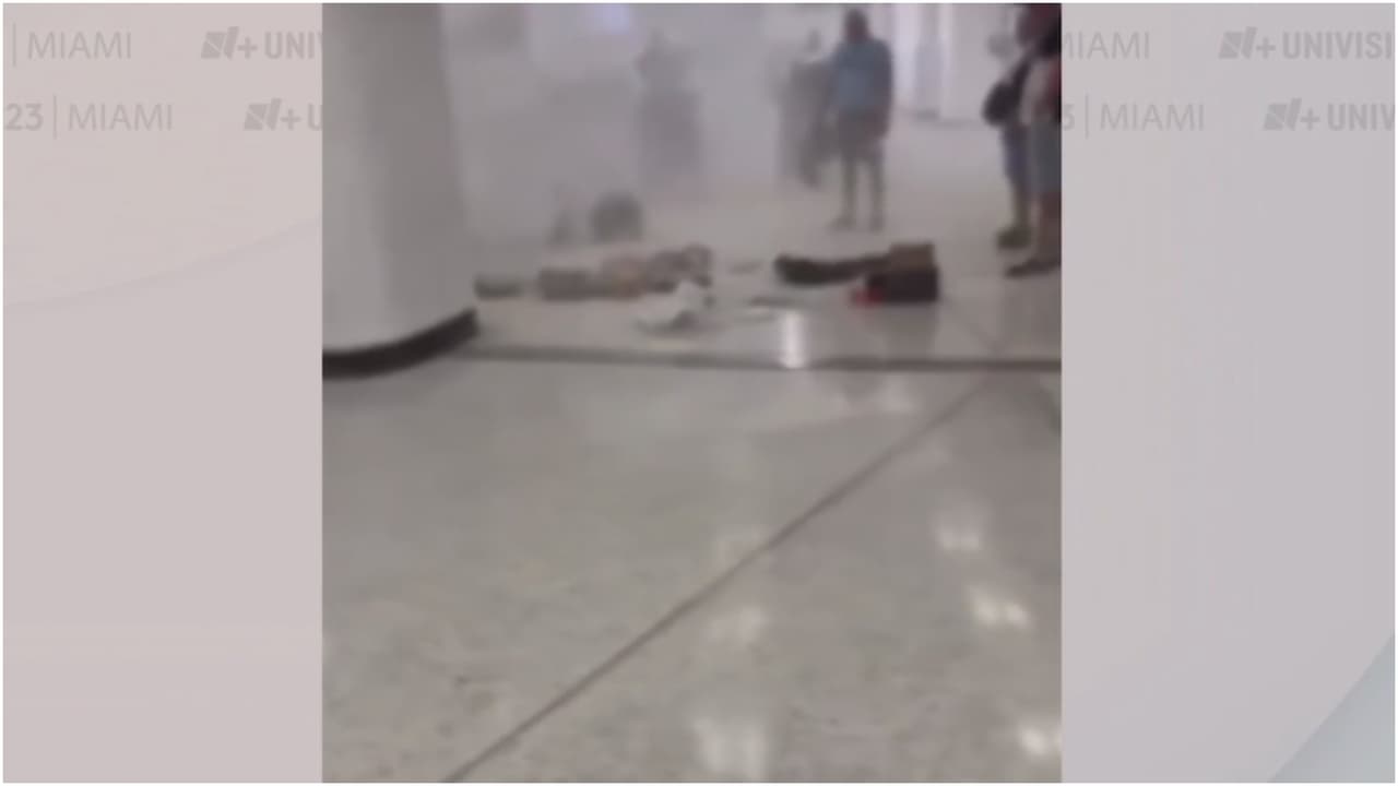 Una batería de litio se incendió dentro del equipaje de un pasajero en el aeropuerto de Miami