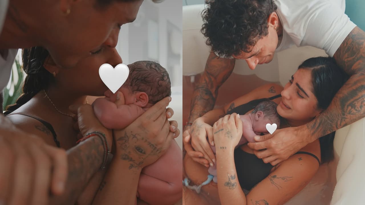 Estas son las primeras fotos del bebé de Isabella Ladera y Hugo García.