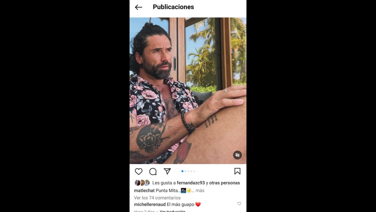 Michelle Renaud reacciona a viaje de Matías Novoa a la playa