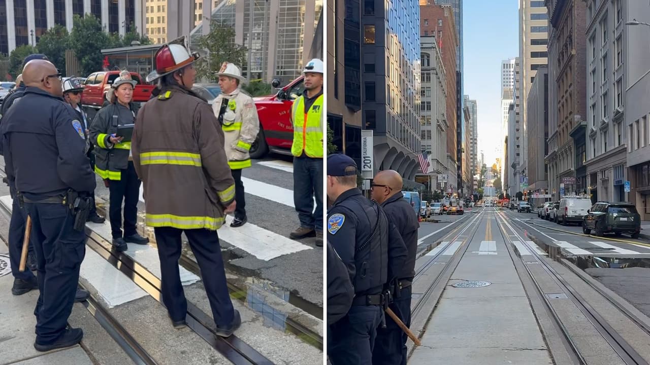 Cuatro bóvedas subterráneas explotan en San Francisco.