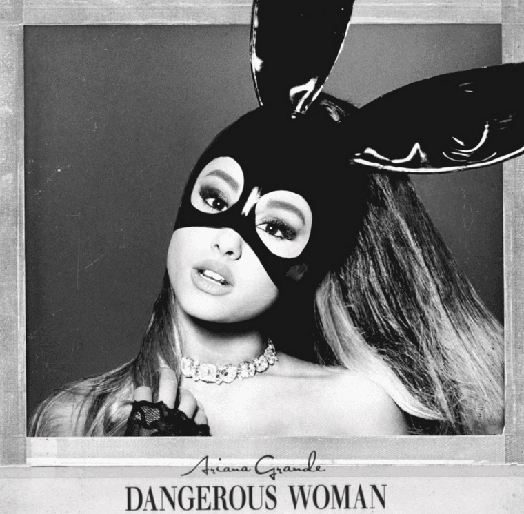 Imagen oficial utilizada en la promoción del nuevo sencillo de Ariana Grande titulado: “Dangerous Woman”.
