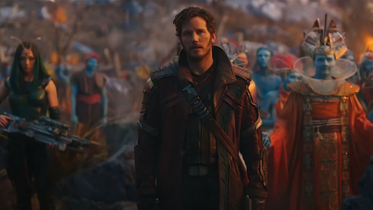 Chris Pratt como Star-Lord.