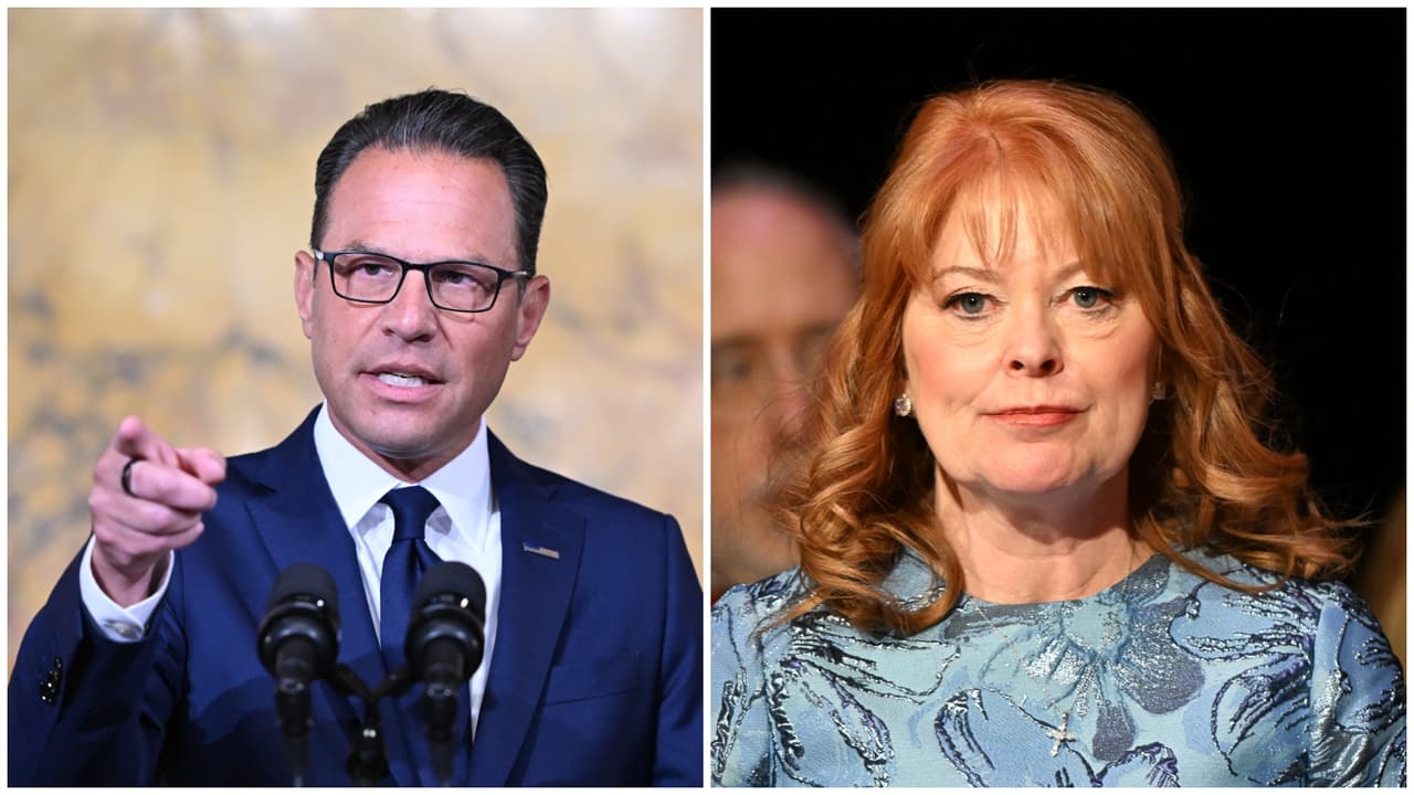 Shapiro y Garrity en busca de la guberatura de Pensilvania.