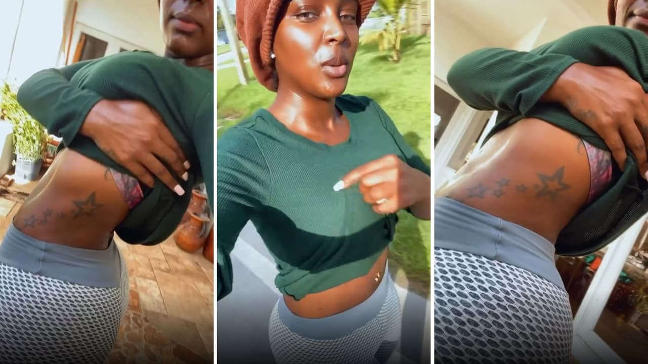 Amara 'La Negra' mostró su abdomen a 3 meses de dar a luz