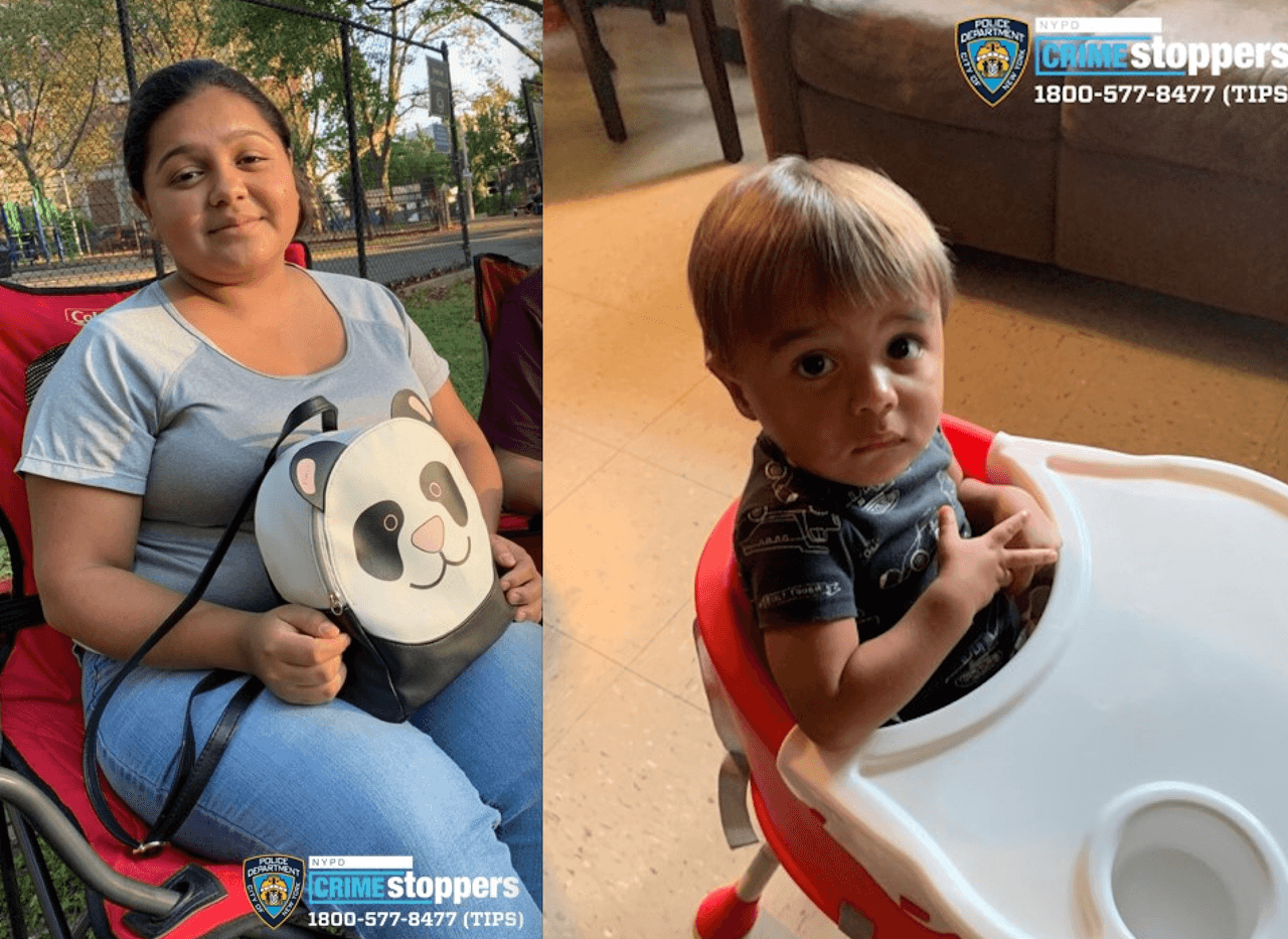 Buscan a madre hispana de 17 años y a su bebé, vistos por última vez en El Bronx