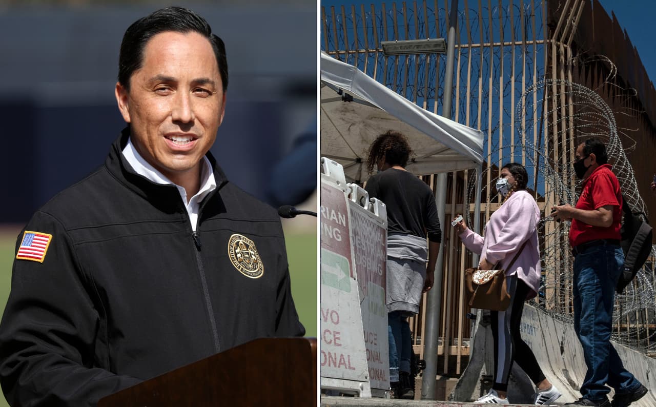 "Es hora de reabrir la frontera": Alcalde de San Diego pide que se abra la frontera con México en San Ysidro