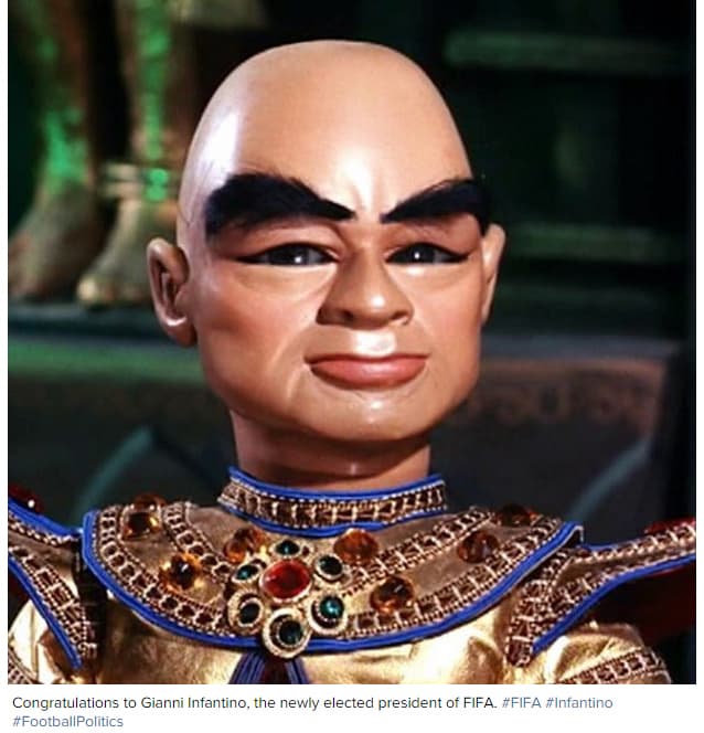 Las bromas en la red no paran luego de que se eligiera al directivo italo-suizo para presidir el máximo organismo del fútbol mundial.