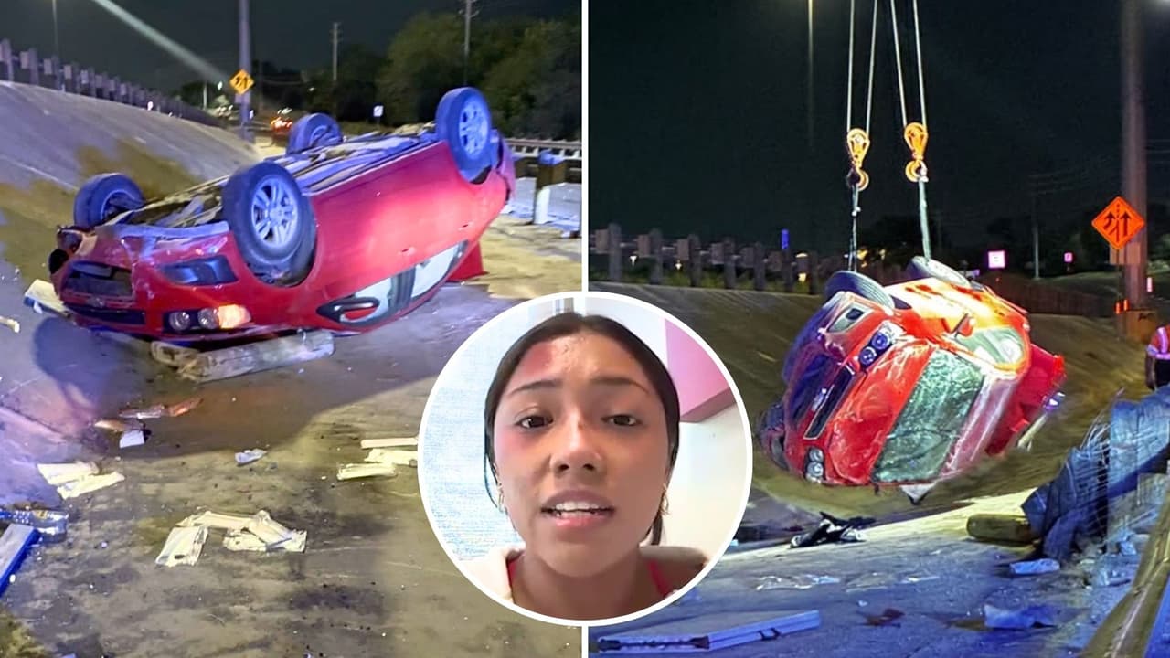 "No puedo morir hoy": estudiante sobrevive de milagro a volcadura; conductor responsable huye del accidente