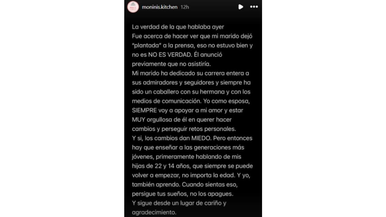 Mónica León defiende a su esposo Jesse Huerta.