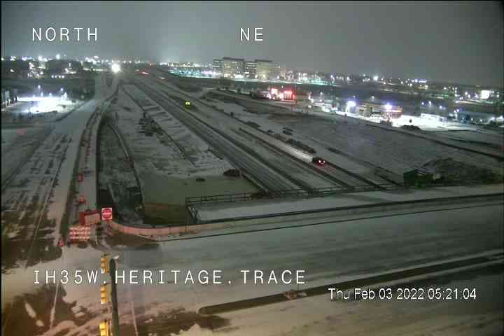 Algunos accidentes ya se reportaron durante la noche en el área de Dallas-Fort Worth.