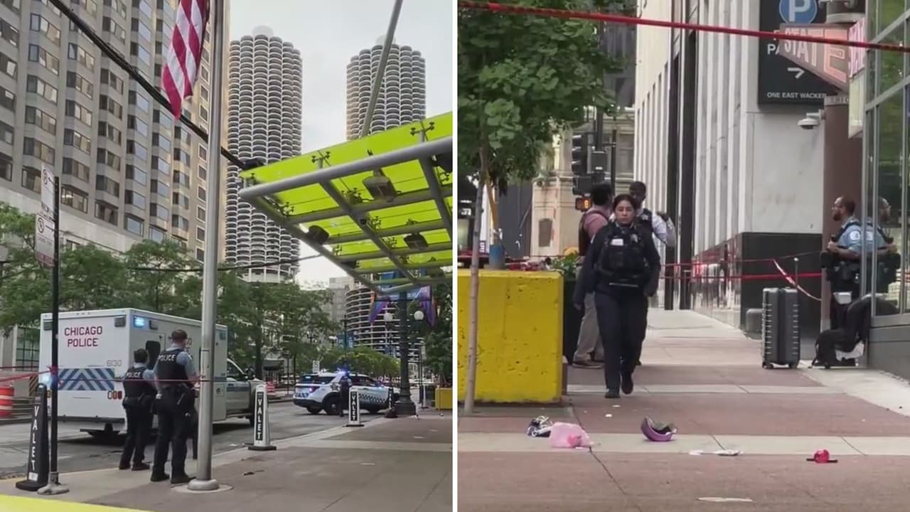 Dos hombres apuñalados tras un presunto ataque sexual en esta zona turística de Chicago