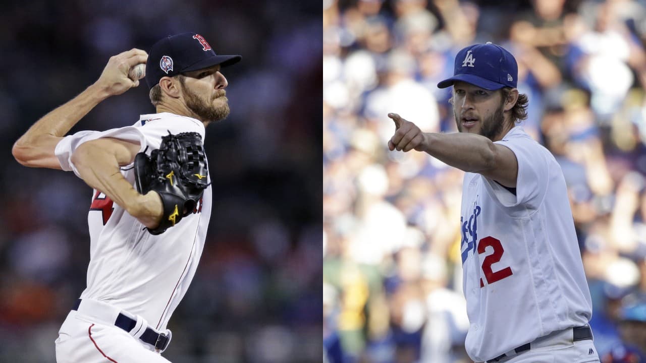 Chris Sale y Clayton Kershaw buscarán darle la primera victoria a sus equipos en la Serie Mundial.