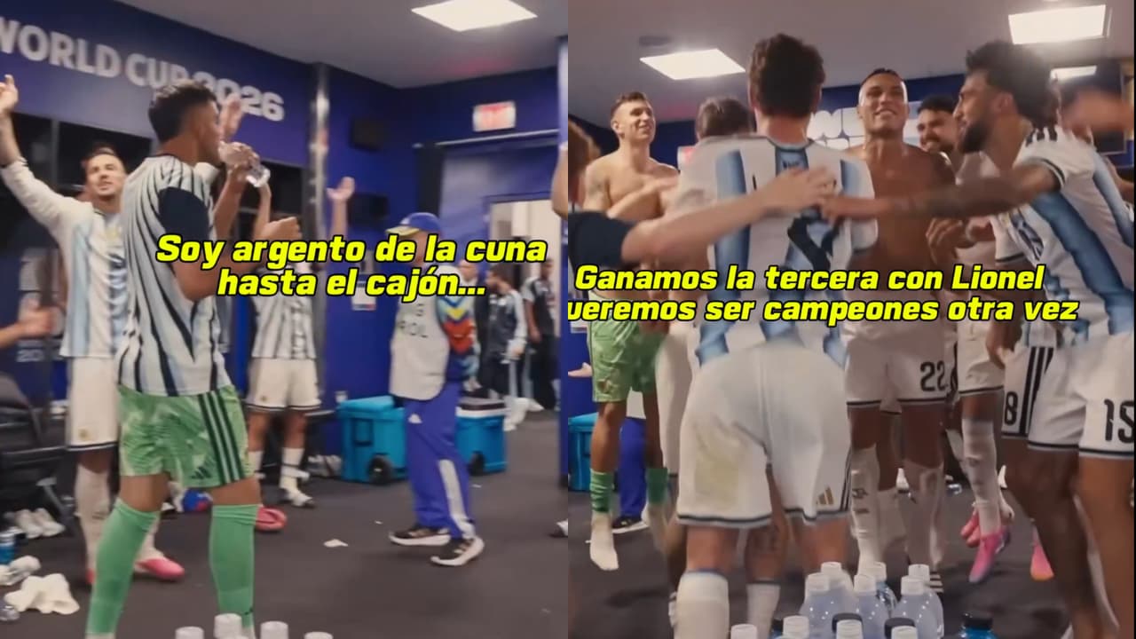 Argentina: el polémico cántico de los jugadores que refiere a las Islas Malvinas