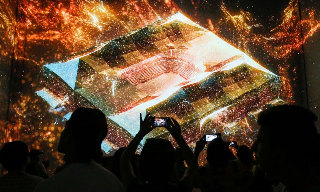 Majlis Qatar pavilion ofreció a los visitantes no solo la posibilidad de ver qué prepara Qatar en aras del siguiente Mundial sino también qué ofrece en todos sentidos.