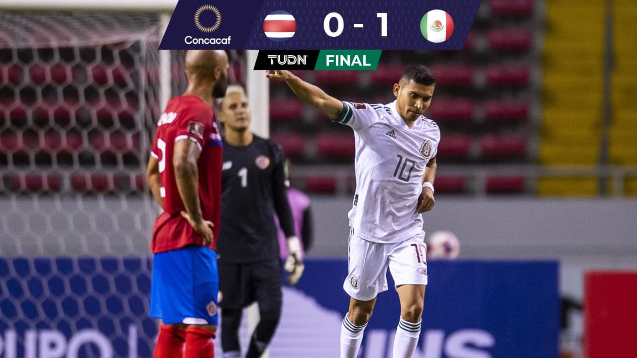 Orbelín Pineda hizo el único gol del partido.