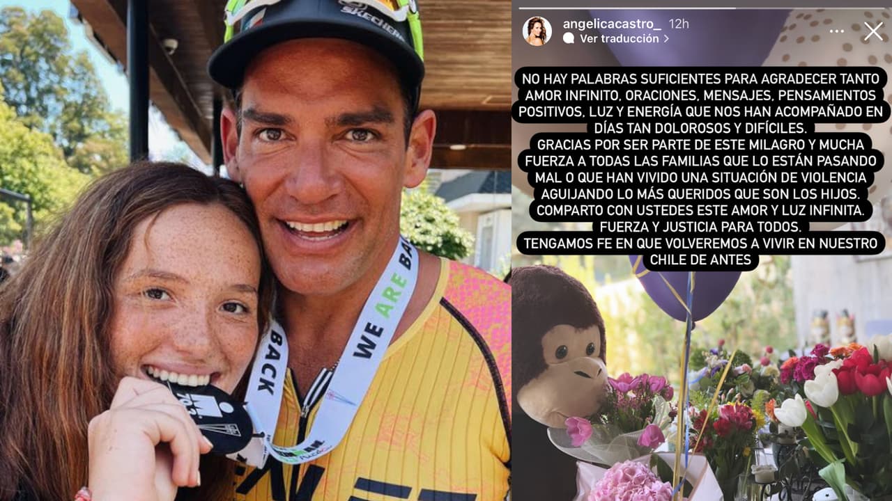 Este fue el mensaje de agradecimiento que publicó la esposa de Cristian de la Fuente.