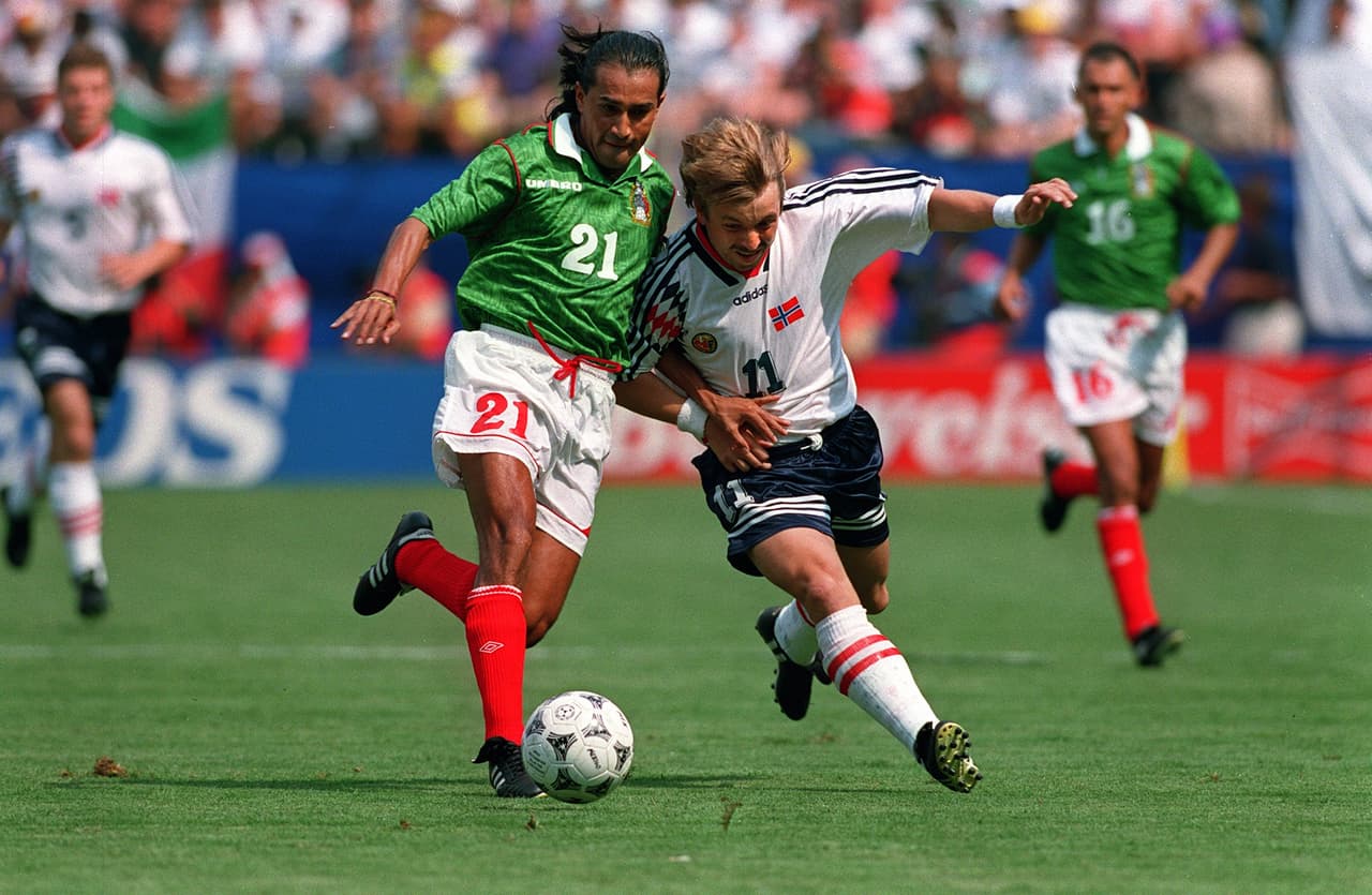 El 19 de junio de 1994 se presentaron las selecciones de México y Noruega para su primer partido de ese Mundial.