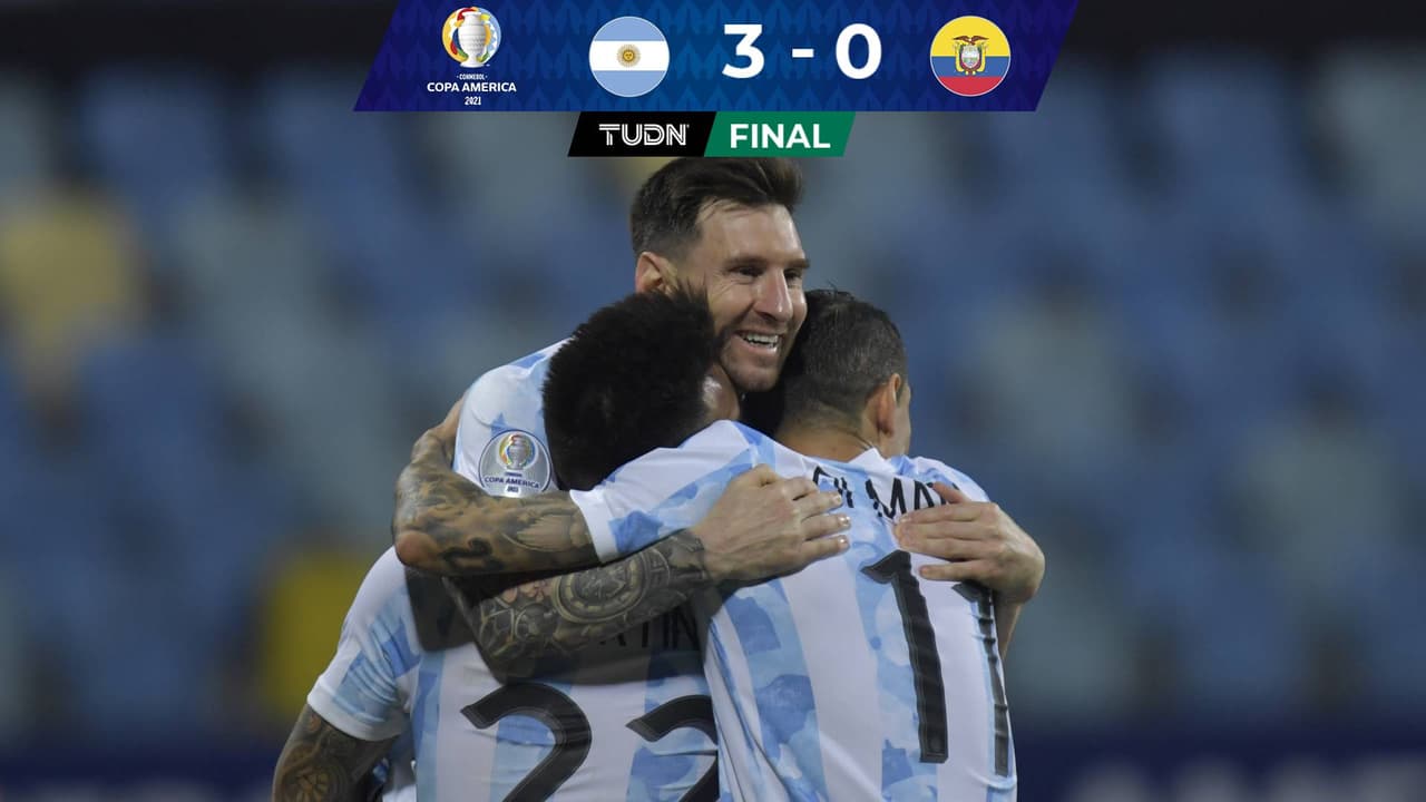 ¡Qué noche, Messi! Dos asistencias, un golazo y Argentina va a Semis