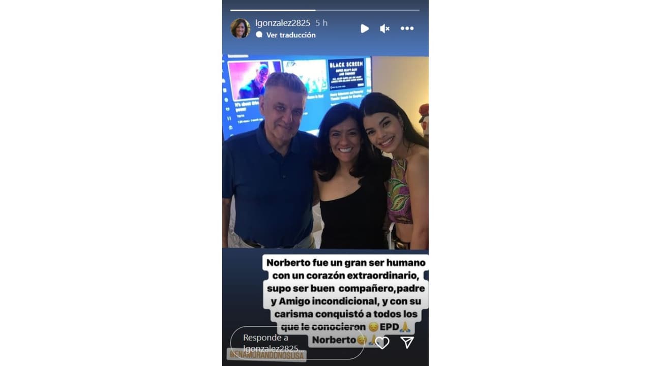 Exprometida de Norberto, en Enamorándonos USA, le dedica sentido mensaje.