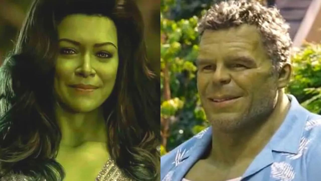 She-Hulk y su primo Hulk.