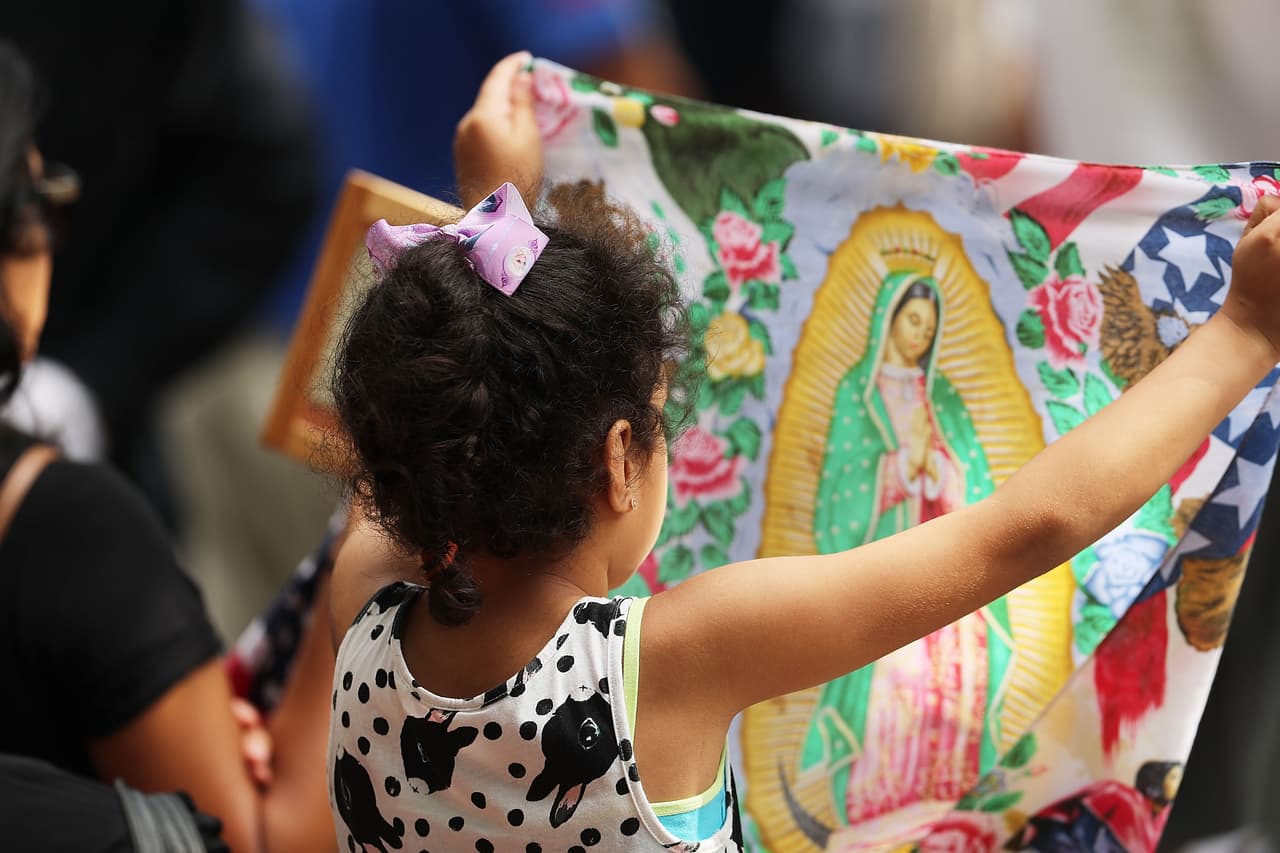 La Virgen de Guadalupe, presente en el decimoquinto aniversario del ataque terrorista en el bajo Manhattan.
