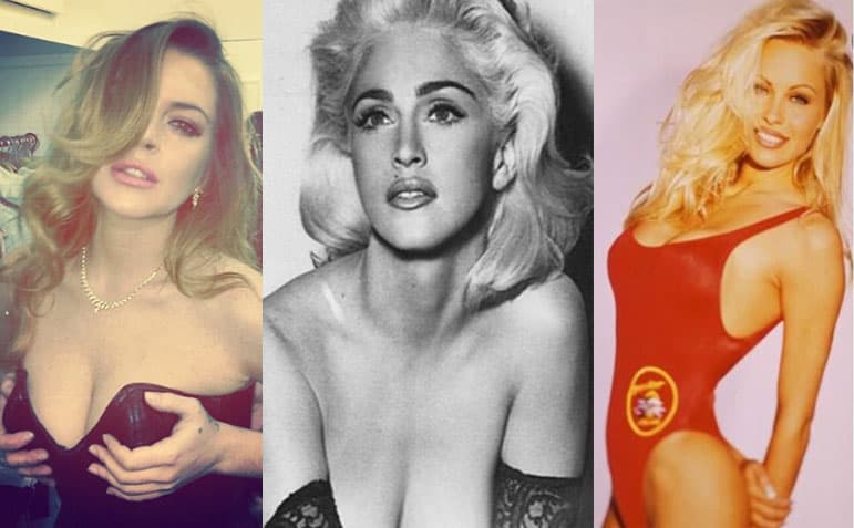 Varias han sido las celebridades que han engalanado las páginas de la revista del conejito.