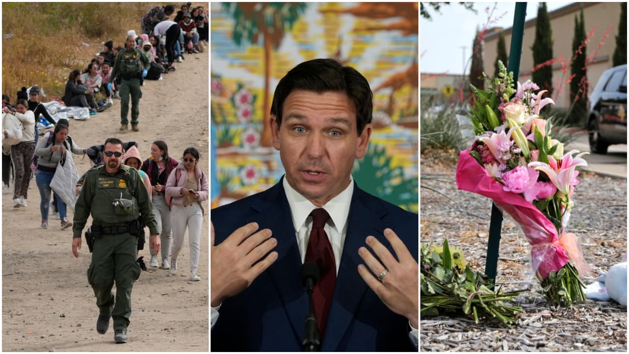Dos masacres en Texas, el fin del Título 42 y la firma de una polémica ley en Florida: 6 videos que marcaron la semana
