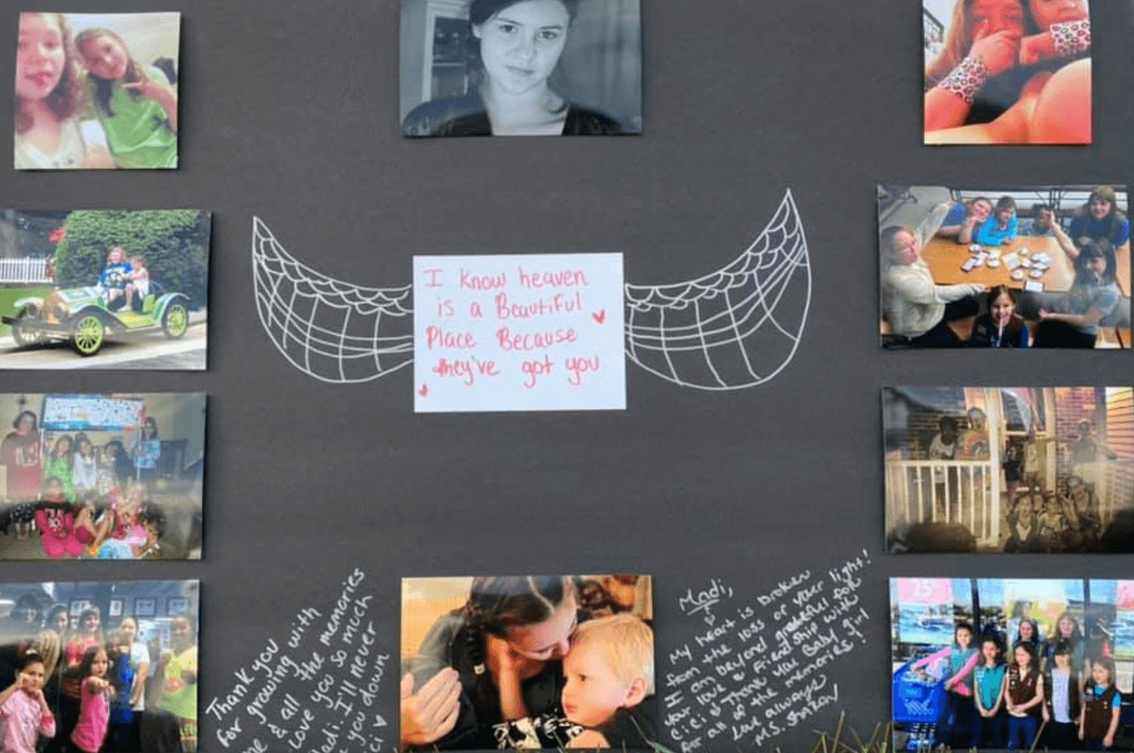 No faltaron las fotos que incluyen diferentes momentos de su vida, como hija, hermana y estudiante de Newark Charter School, donde pronto se graduaría.