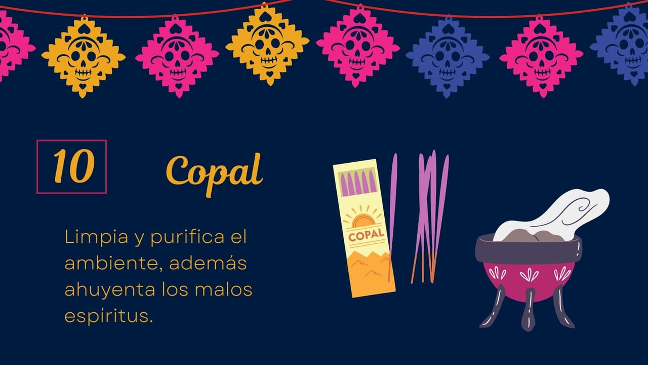 Aleja a los malos espíritus de la ofrenda para que nuestros familiares pueden regresar en paz.