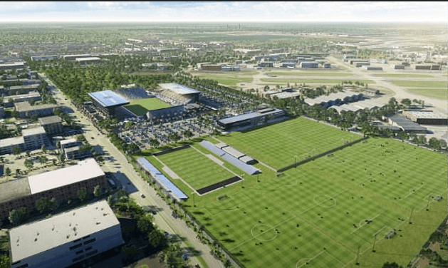 Tiene 7 canchas con medidas profesionales.