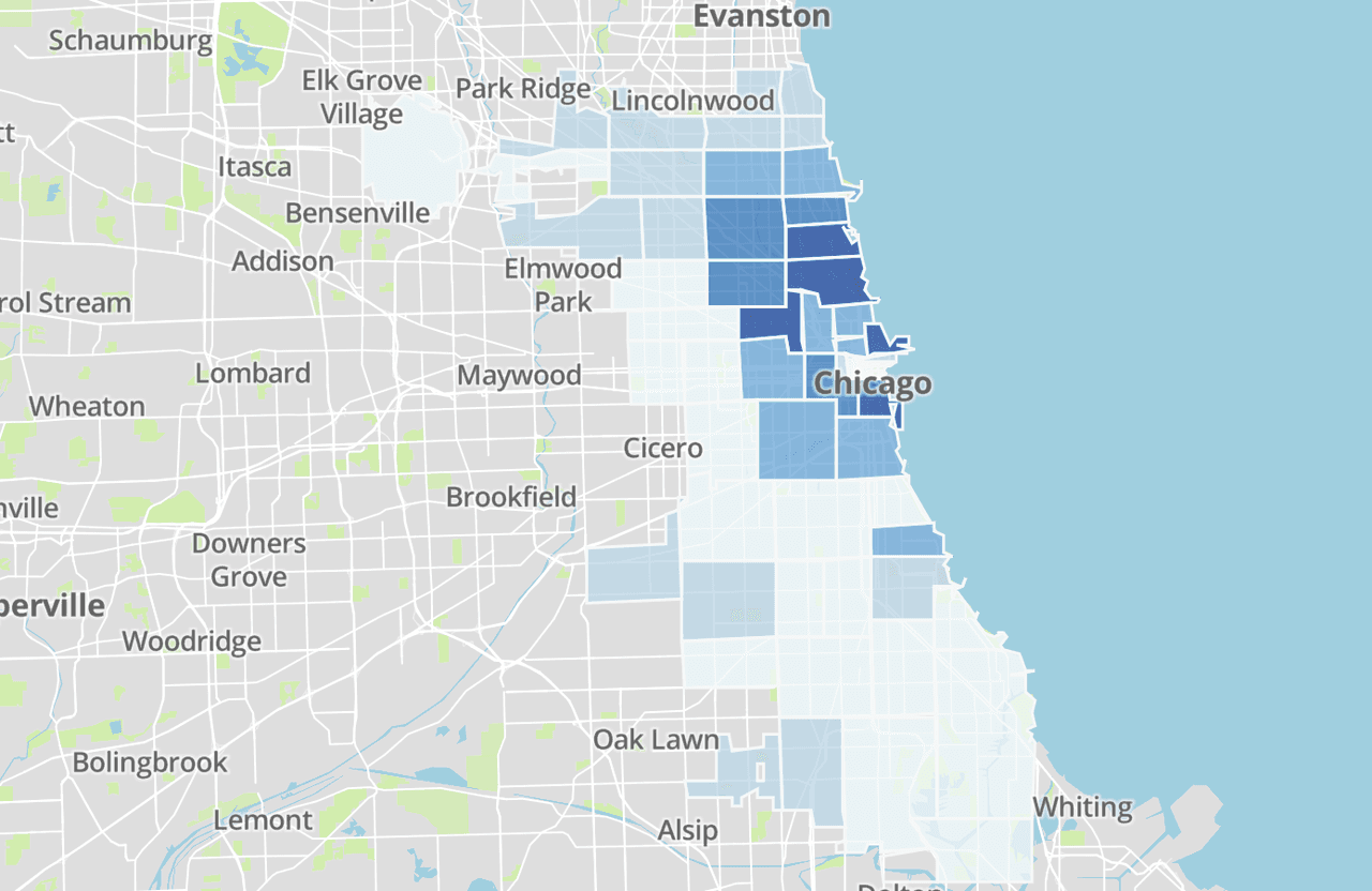 Por código postal, esta es la gente que ha recibido la vacuna contra el covid-19 en Chicago