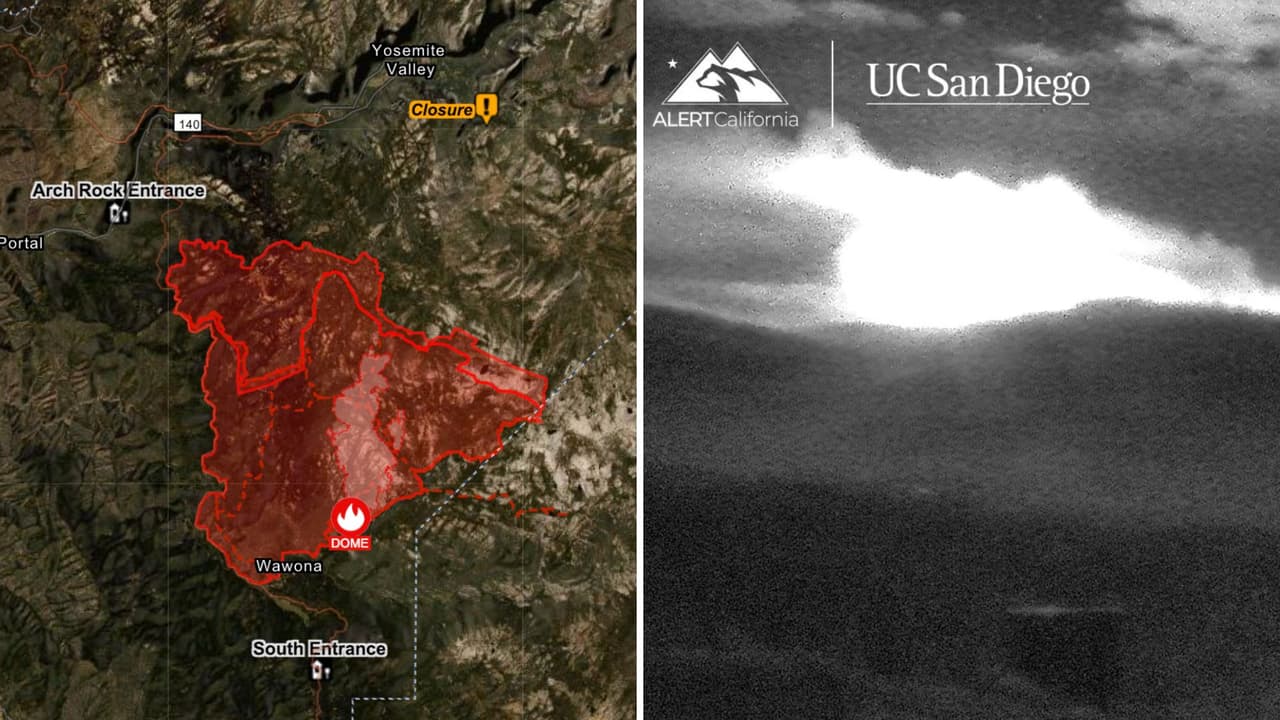 Dos muertos tras un accidente de helicóptero en el Parque Nacional de Yosemite; víctimas trabajaban en extinguir el incendio Dome