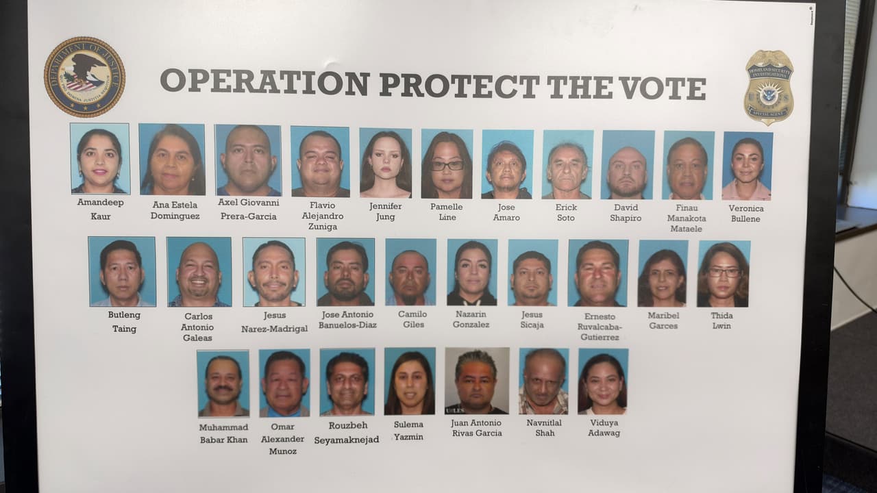 Arrestan a extranjeros en California acusados de registrarse y votar ilegalmente en elecciones de EE.UU.