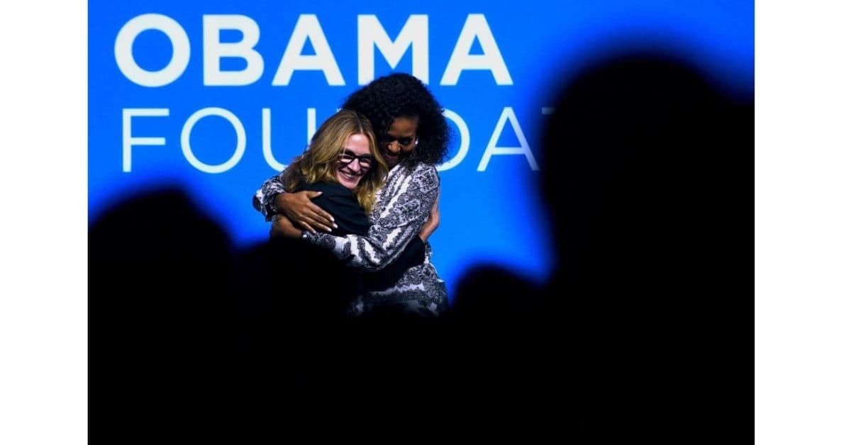 Michelle Obama y Julia Roberts
