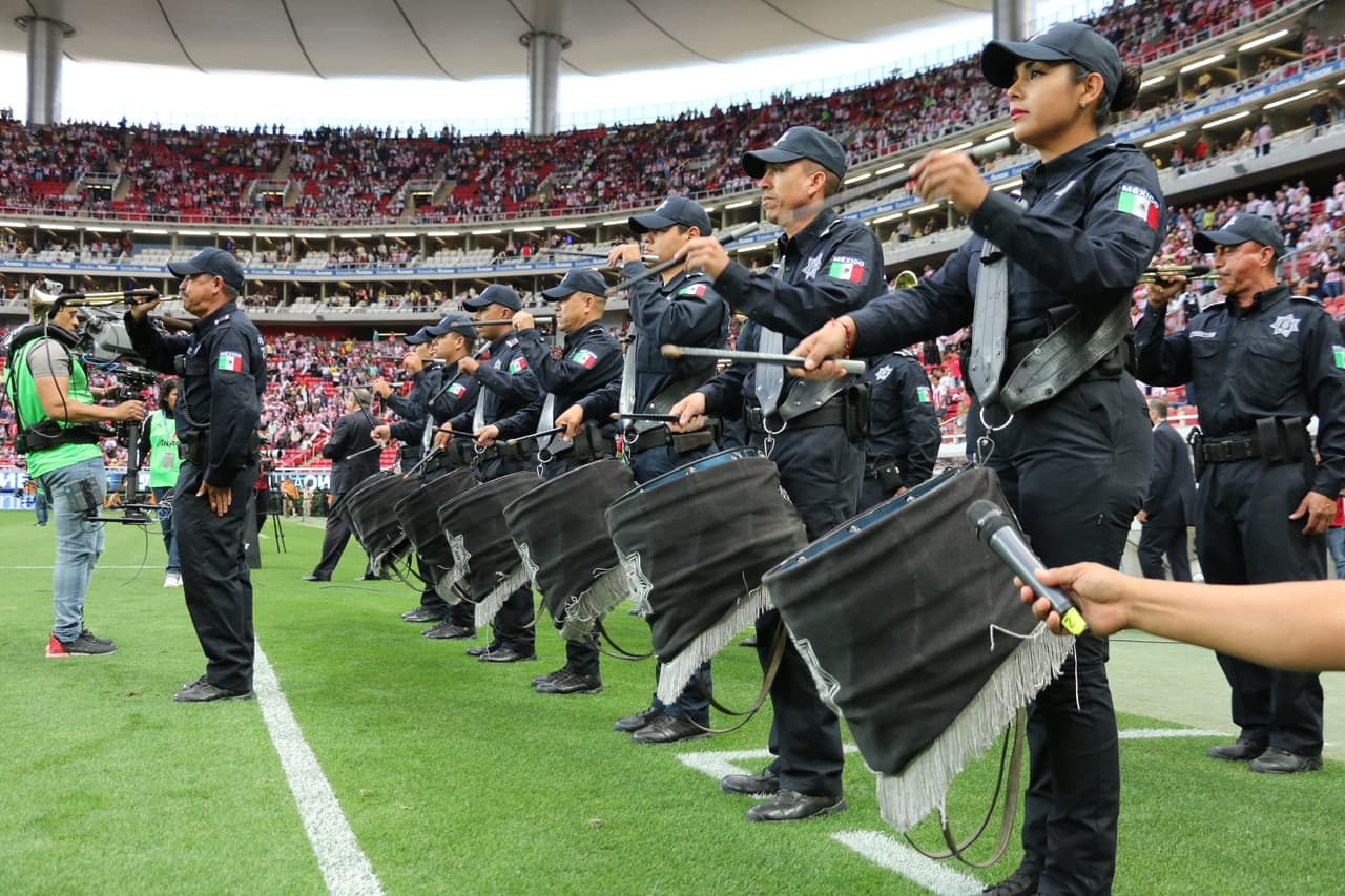 El protocolo a la altura del Clásico Nacional, esta vez por la Jornada 11 del
<a href="https://www.univision.com/deportes/futbol/liga-mx">Clausura 2019</a>.
