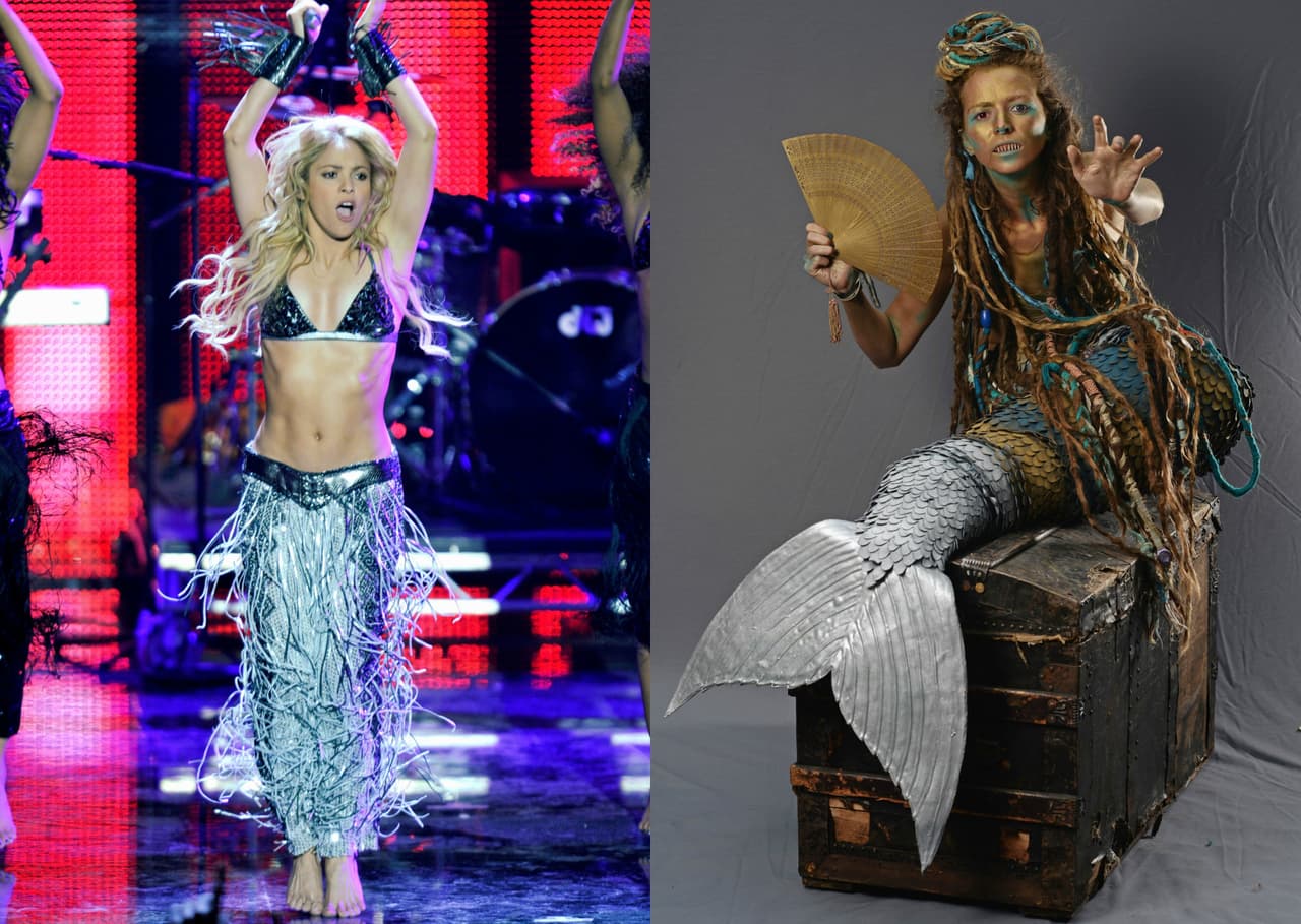 Shakira podría ser de todo, pero en esta imagen podemos dar cuenta de que es toda una sirena.