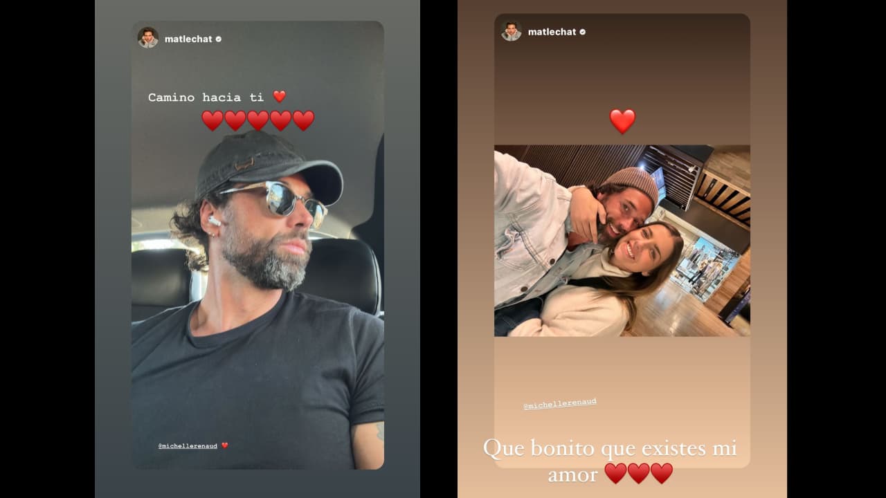 Michelle Renaud y Matías Novoa demuestran lo enamorados que están