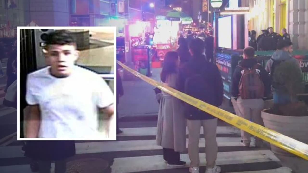 Turista resulta herida durante tiroteo en Times Square; policía busca a sospechoso