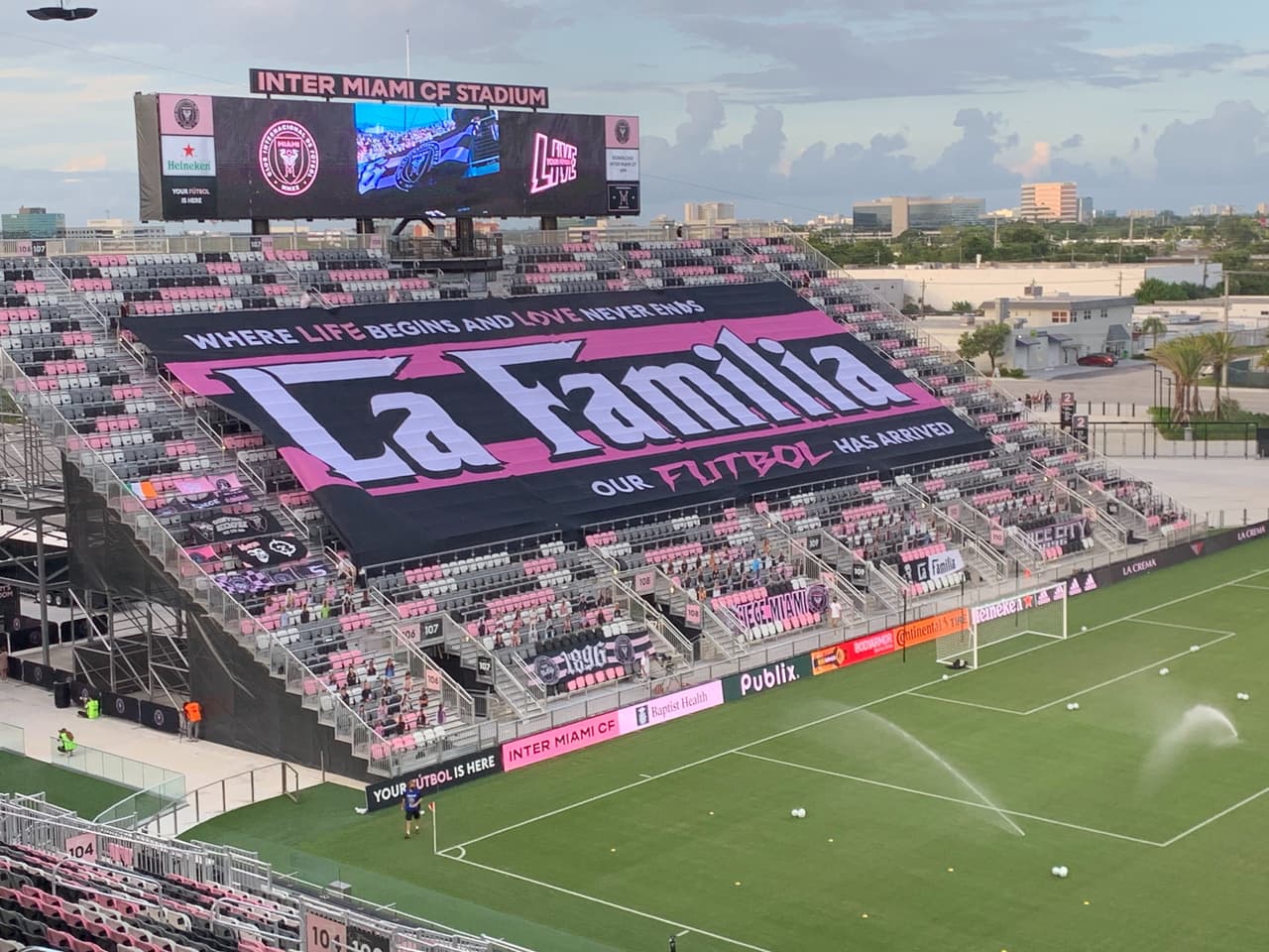 ¡Así luce el Inter Miami Stadium para recibir a la MLS! | El complejo de Fort Lauderdale se encuentra en óptimas condiciones para albergar el duelo entre el conjunto de Beckham y el Orlando City.